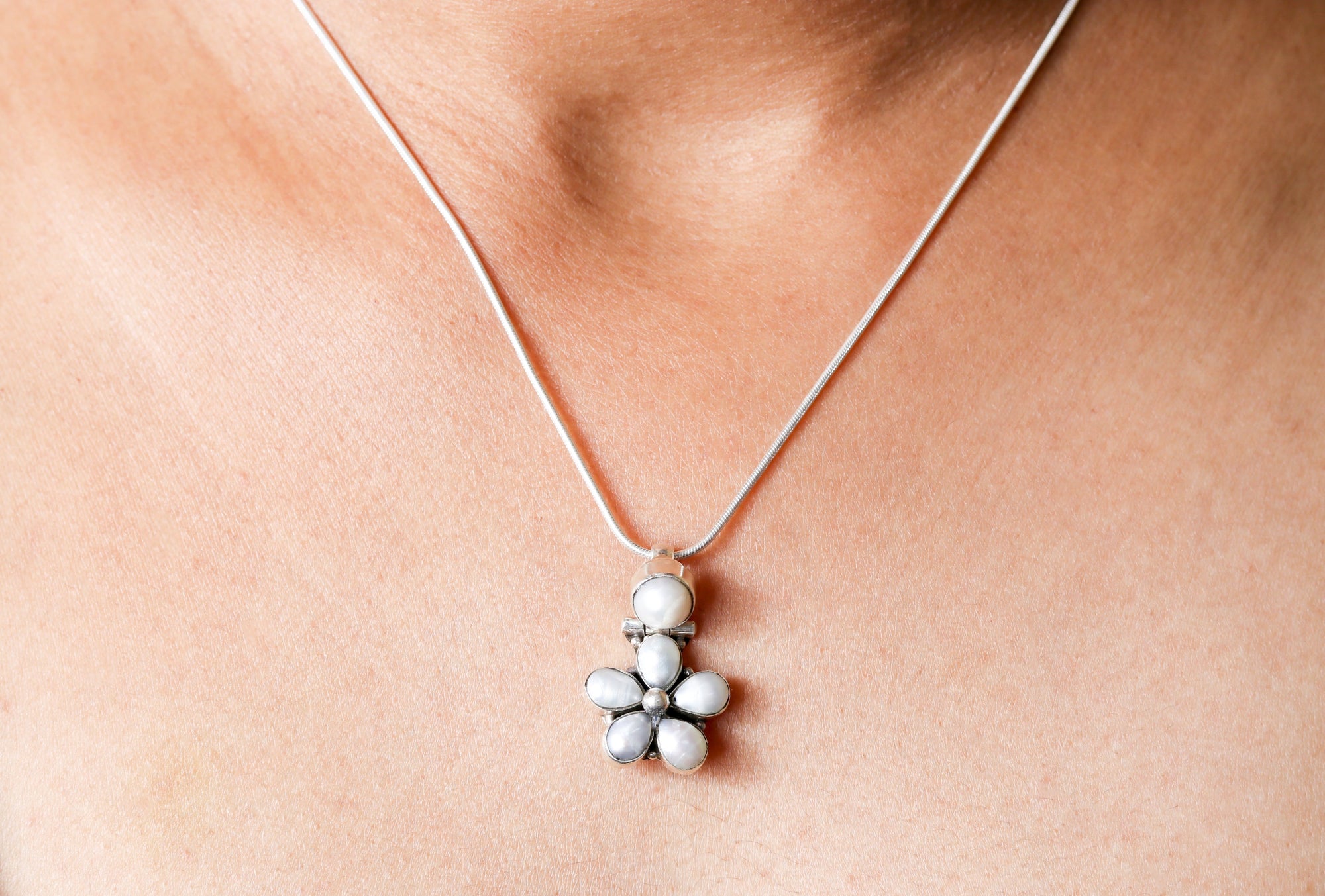 Floral Pearl Pendant-1
