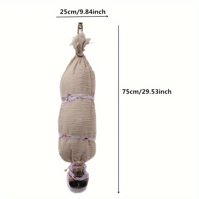 Hanging Mummy – Battery-Powered Fabric Ornament-2