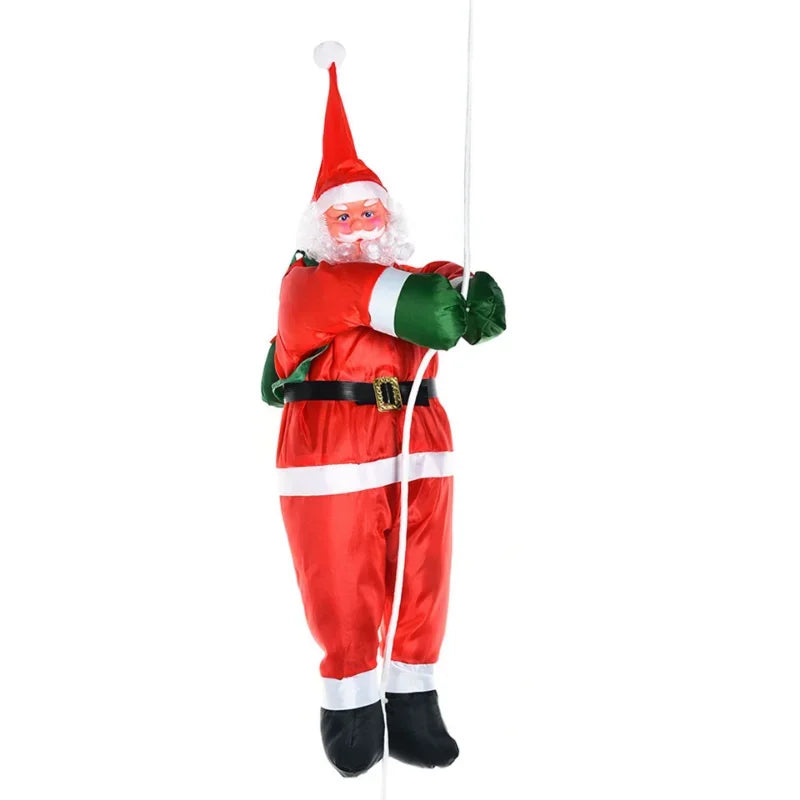 Climbing Santa Claus Christmas Tree Ornament-0