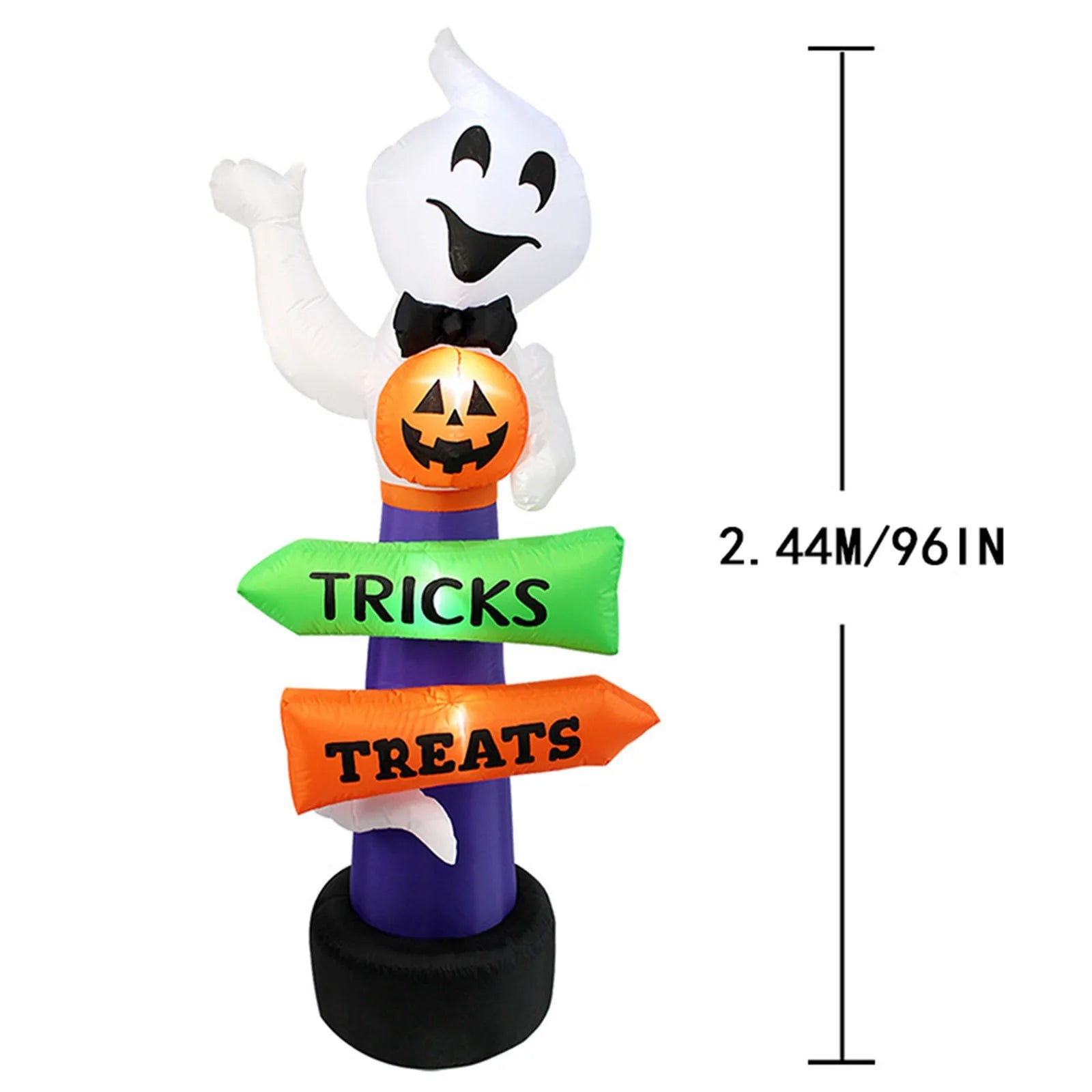 Halloween Inflatable Glowing Signpost Outdoor Decoration-1