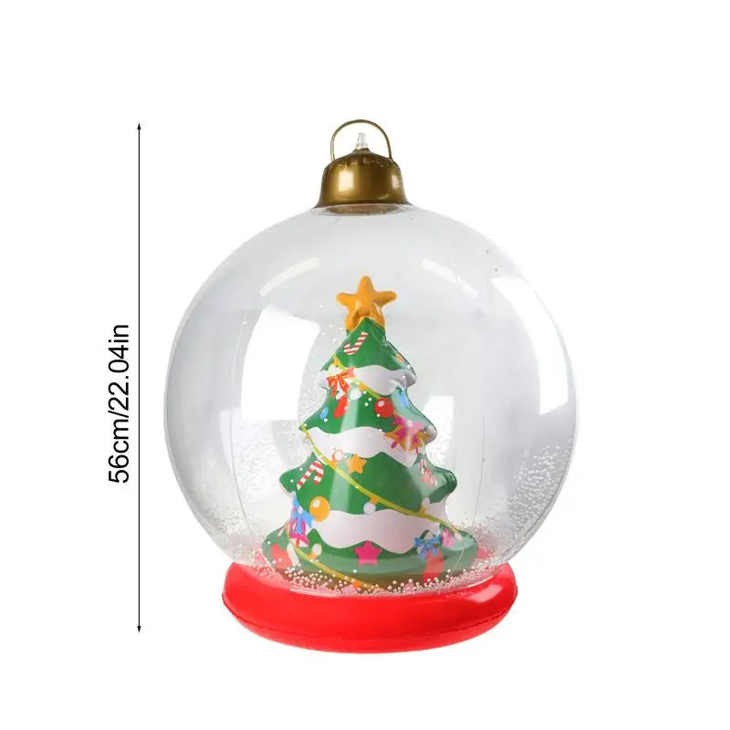 Outdoor Christmas Inflatable Ball Garden Decoration (22-inch)-2