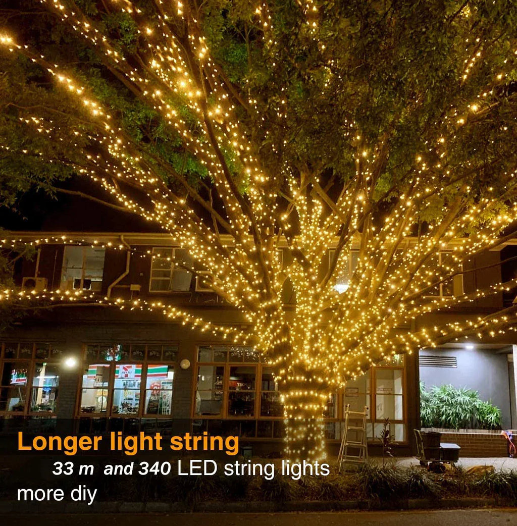 Waterproof LED Solar String Lights Outdoor-4