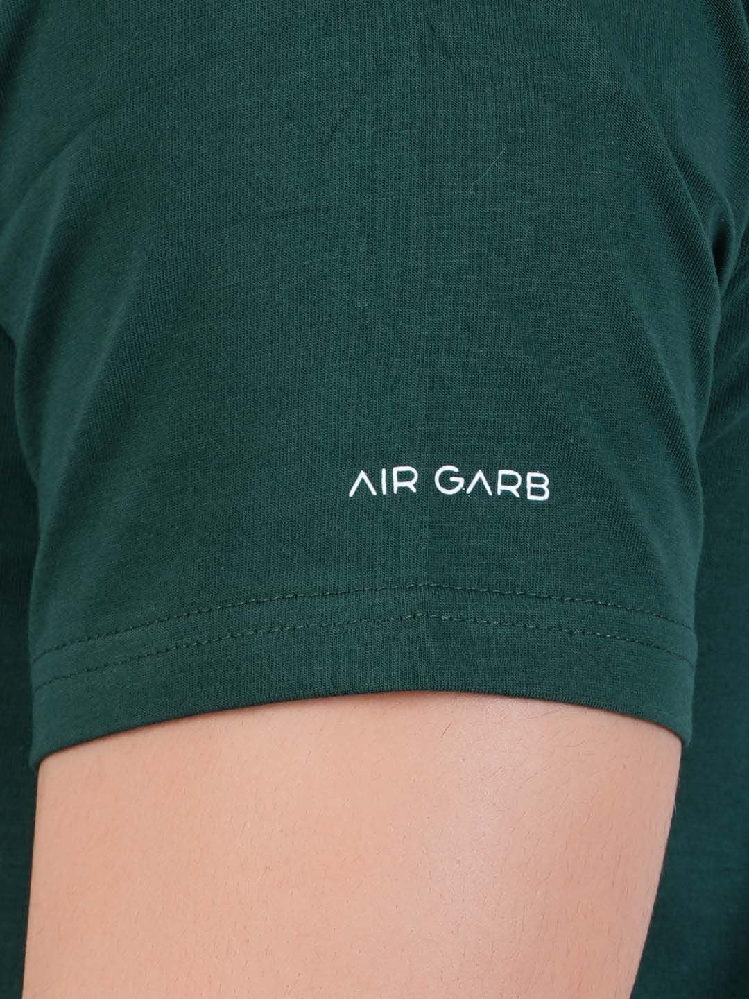 Pure Cotton T-Shirt for Men and Women - Bottle Green-7