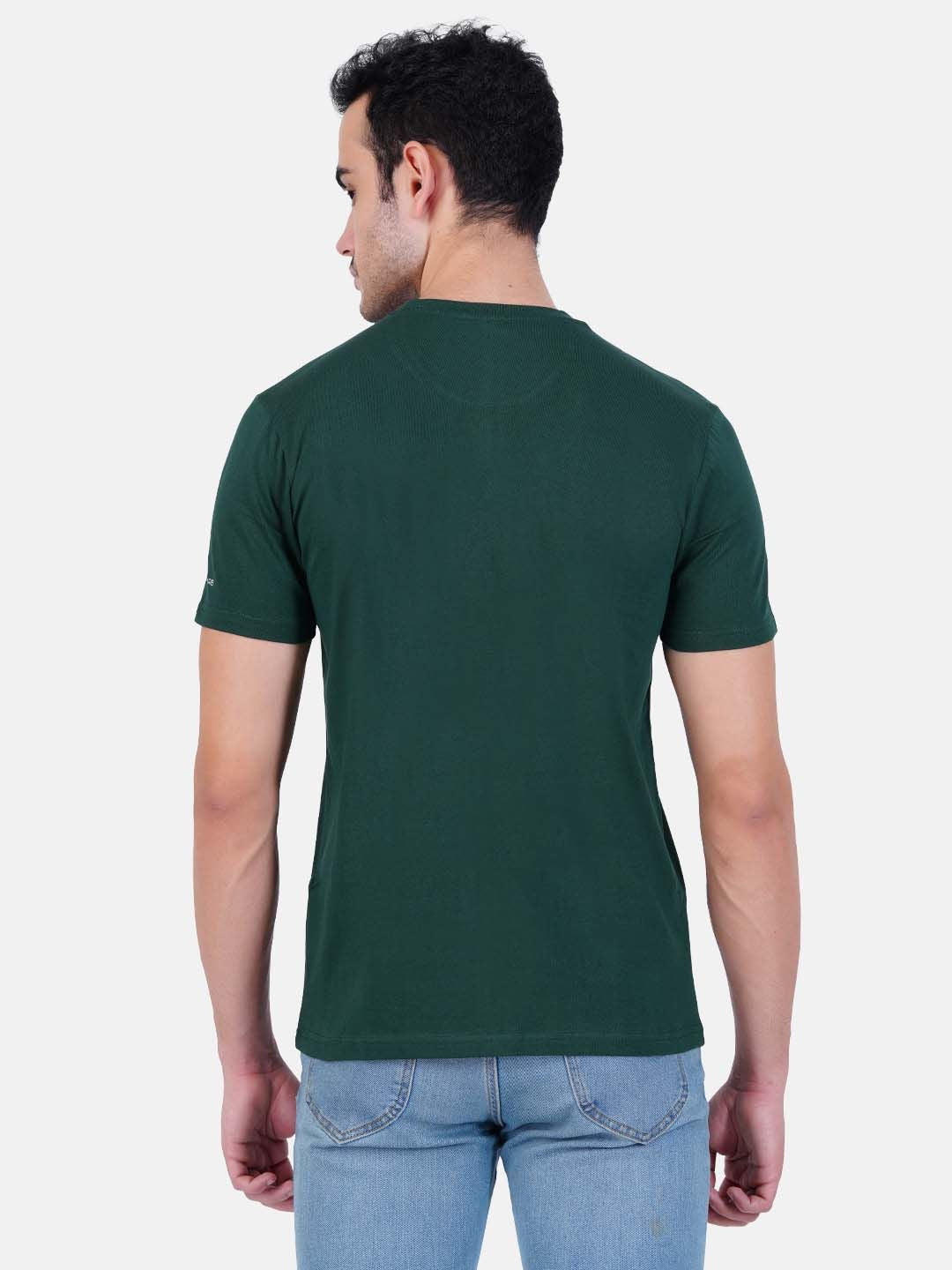 Pure Cotton T-Shirt for Men and Women - Bottle Green-8