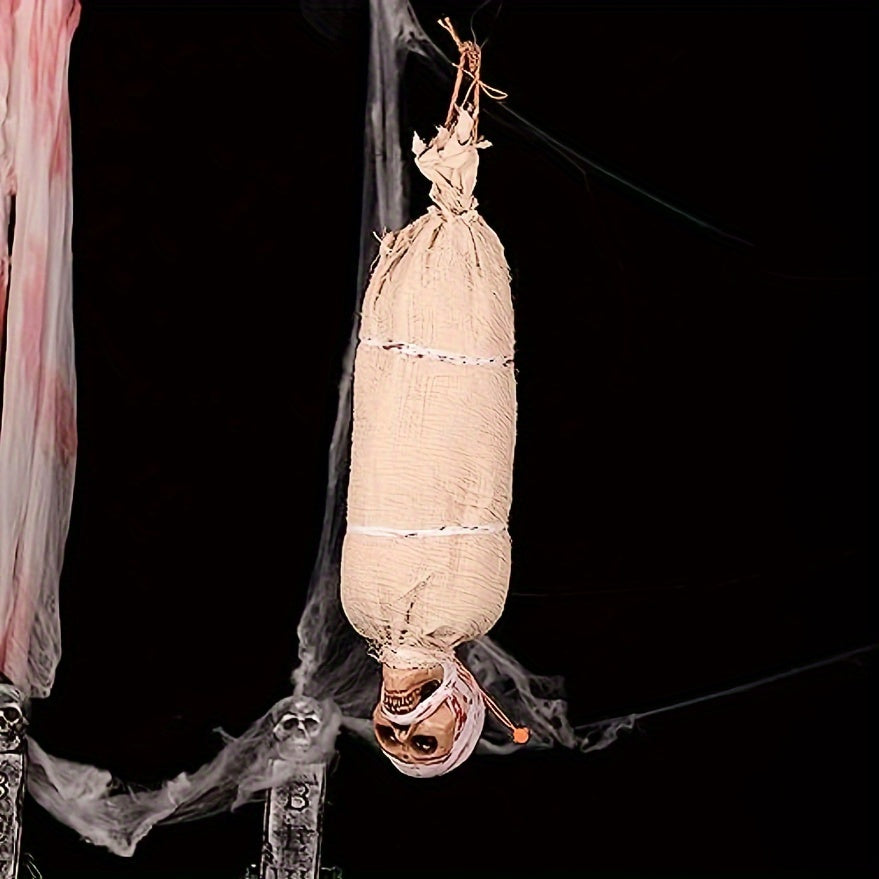 Hanging Mummy – Battery-Powered Fabric Ornament-4
